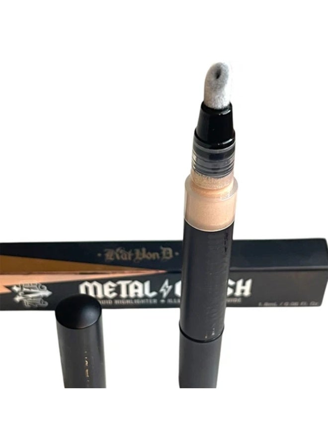 Kat Von D Metal Crush Liquid Highlighter Gammaray 1.8ML - Image 3